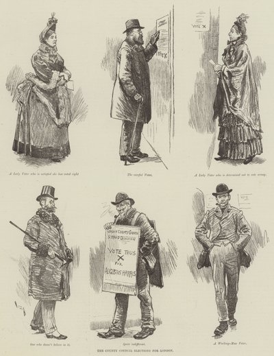 The County Council Elections for London by William Douglas Almond